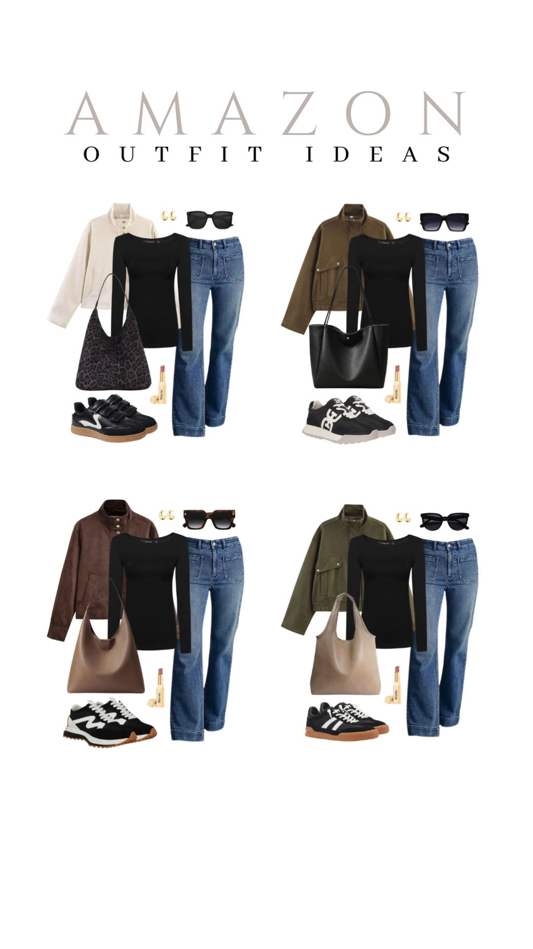 Layer a jacket over this simple look for a new favorite outfit!
long sleeve t shirt, platform sneakers, gold earrings set, casual outfit inspo, capsule wardrobe, favorite finds, top picks, mom outfit, everyday style, trendy look, transitional look, viral style, affordable look, amazon favorites, fall fashion, fall style

#LTKFindsUnder50 #LTKSeasonal #LTKU