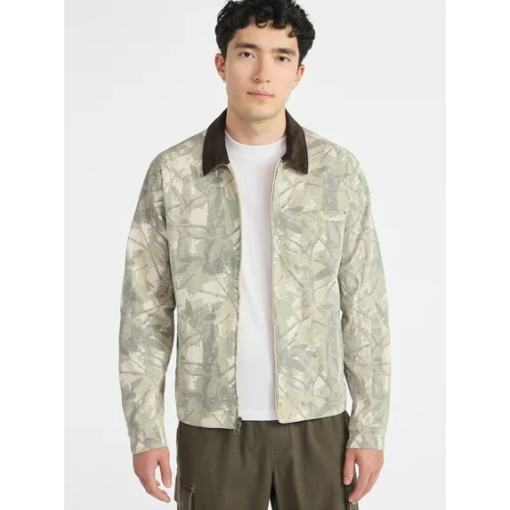 No Boundaries Men's and Big Men's Workwear Garage Jacket, Size S-3XL | Walmart (US)