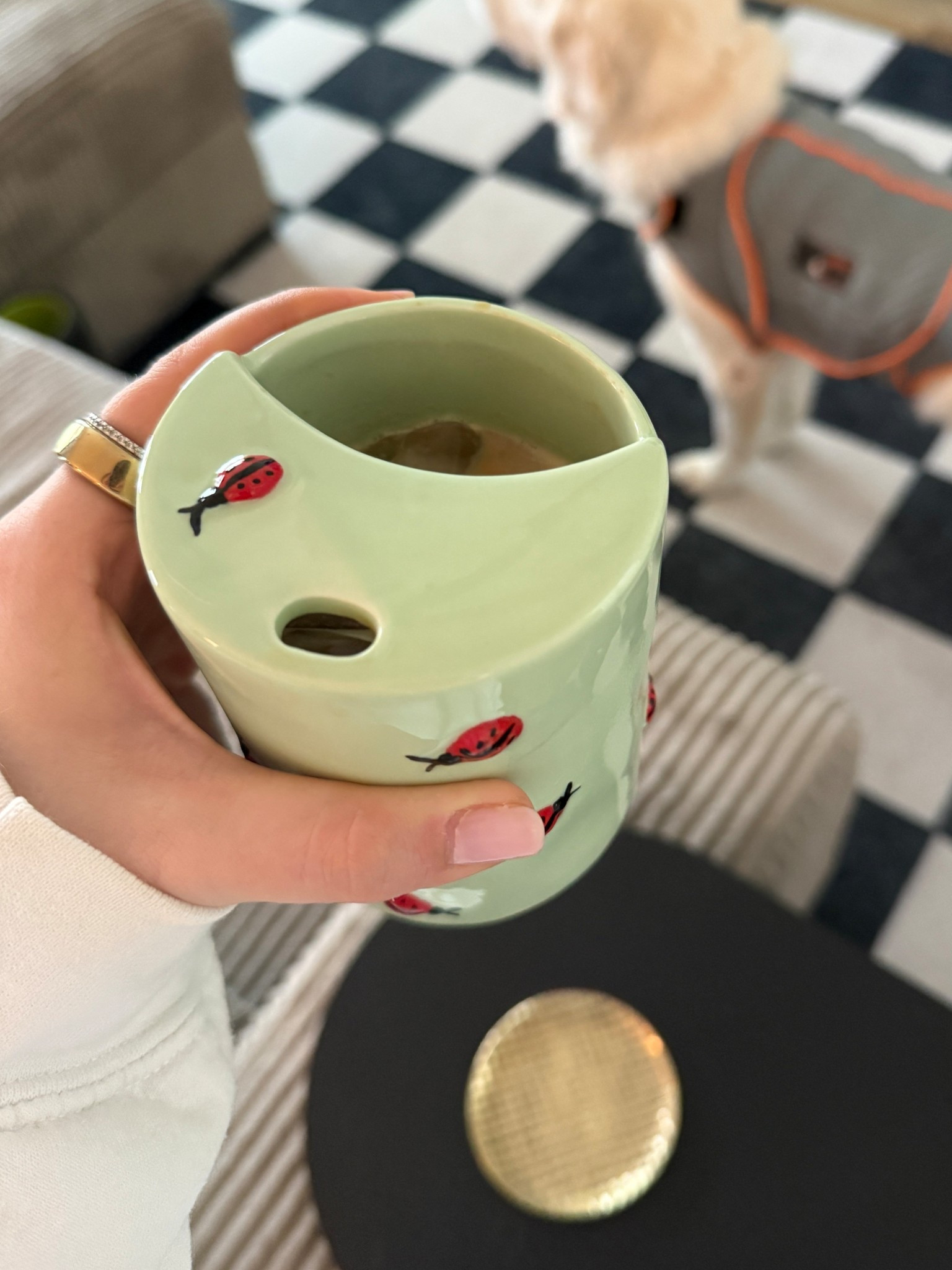 obsessed with this cutie travel cup from anthro! 🐞 

#LTKmorningroutine #LTKHome #LTKdayinmylife