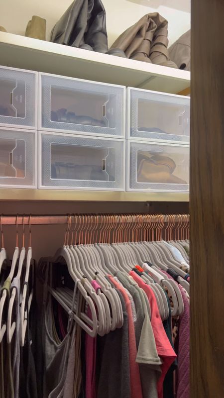 These shoe storage bins are so easy!  Easy to set up, easy to use, and easy to love!  I found them on Amazon, and they’ve made such a difference in my closet. 

#amazon #amazonfind #organizing #home 

#LTKfamily #LTKhome #LTKFind