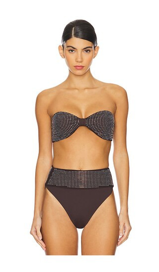 BEACH RIOT Paula Top in Brown. - size XL | Revolve Clothing (Global)