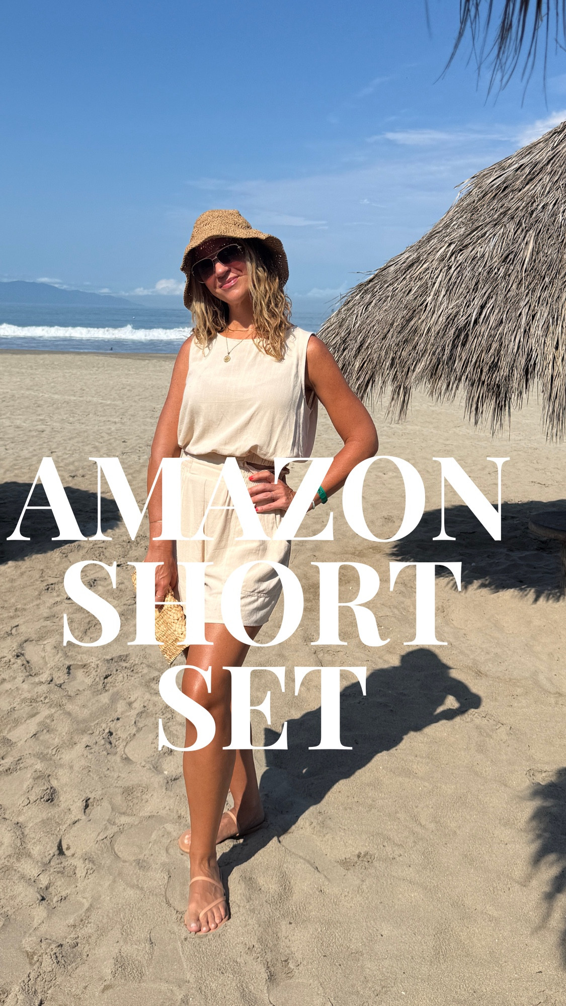 Effortless, chic, and travel-friendly 🤎 I’m wearing a medium in this two-piece set (I’m 5’7” + a size 6 for reference). The flowy high-waisted shorts + cropped elastic-hem top make the cutest late-summer outfit.

Styled it with my Zara woven bucket hat (wire brim = easy to pack + mold), a straw clutch from Amazon under $20, and $15 gold + brown aviator sunnies from Target. ✨

Love that each piece can be worn separately too—the top with high-waisted jeans for fall or the shorts with a tucked-in bodysuit. Easy, elevated, and vacation-ready.





High waist flowy shorts | affordable outfit 

#LTKTravel #LTKStyleTip #LTKFindsUnder50