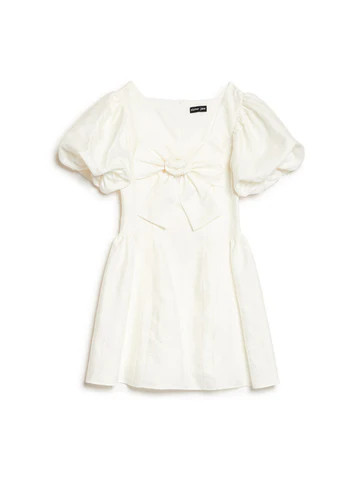 Klara Jacquard Bow Mini Dress | Sister Jane (UK)