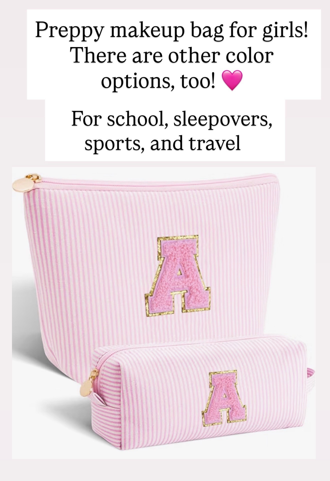 These are always a favorite!! Makeup bags for school, sports, travel, you name it.

#LTKKids