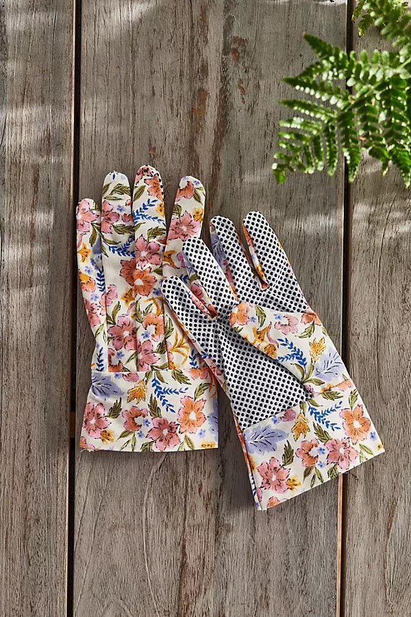 Floral Cotton Garden Gloves | Anthropologie (US)