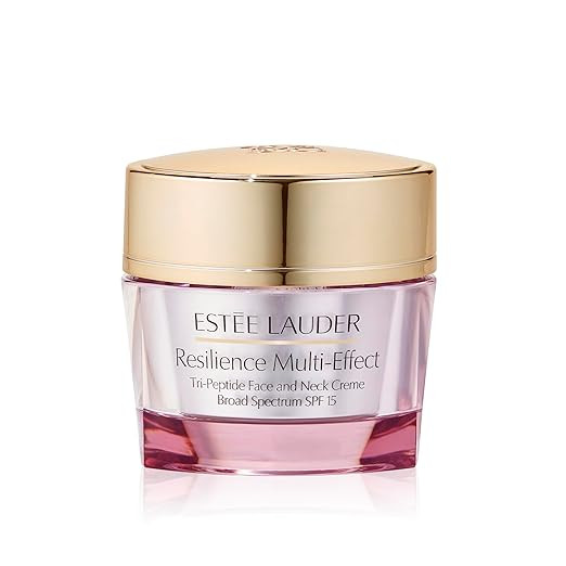 Estée Lauder Resilience Multi-Effect Tri-Peptide Face and Neck Cream Moisturizer SPF 15 | Plumpi... | Amazon (US)