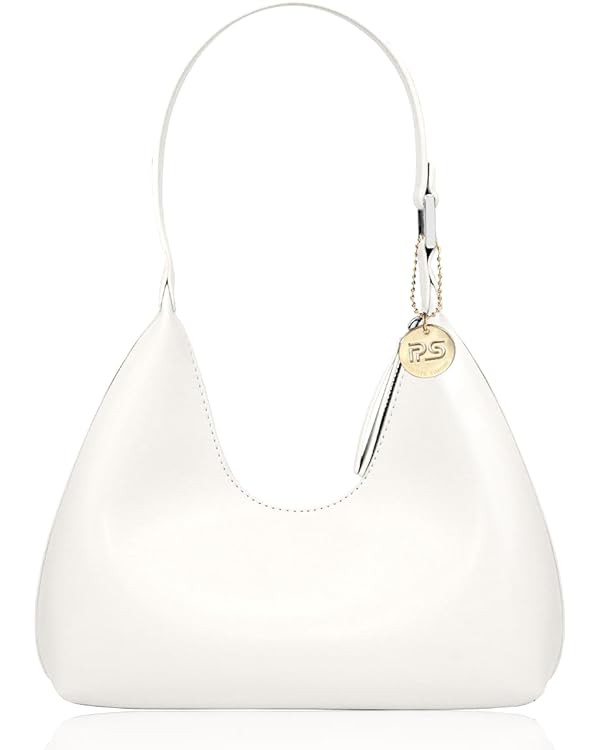 PS PETITE SIMONE Small Shoulder Bag for Women Everyday Purse Trendy Hobo bag Crescent Bag Structu... | Amazon (US)