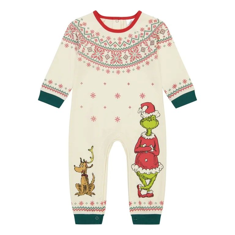 The Grinch Baby Coverall, Sizes 0/3 Months - 24 Months | Walmart (US)