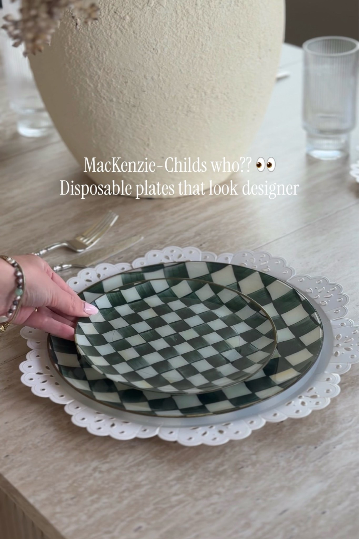 MacKenzie-Childs who?! 👀 These disposable plates look WAY too expensive to be from Amazon. The cutest designer-inspired find for hosting without bringing out the good dishes and comes in multiple colors 🙌🏼 

Amazon finds, Amazon home finds, Amazon party finds, Amazon entertaining finds, Amazon disposable plates, checkered plates, Mackenzie Childs inspired, MacKenzie Childs, designer inspired home decor, designer inspired finds, party hosting ideas, entertaining essentials, tablescape ideas, table setting ideas, affordable party decor, Amazon hosting essentials

#AmazonFinds #MackenzieChilds #AmazonHomeFinds #HostingIdeas #Tablescape

#LTKSeasonal #LTKHome