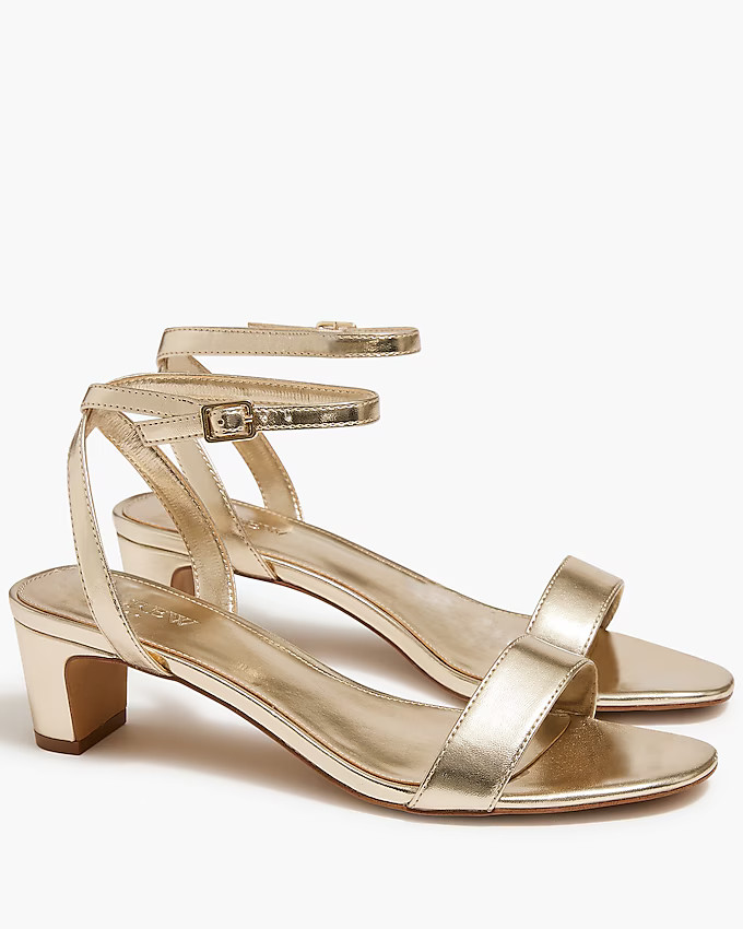Strappy low heels | J.Crew Factory