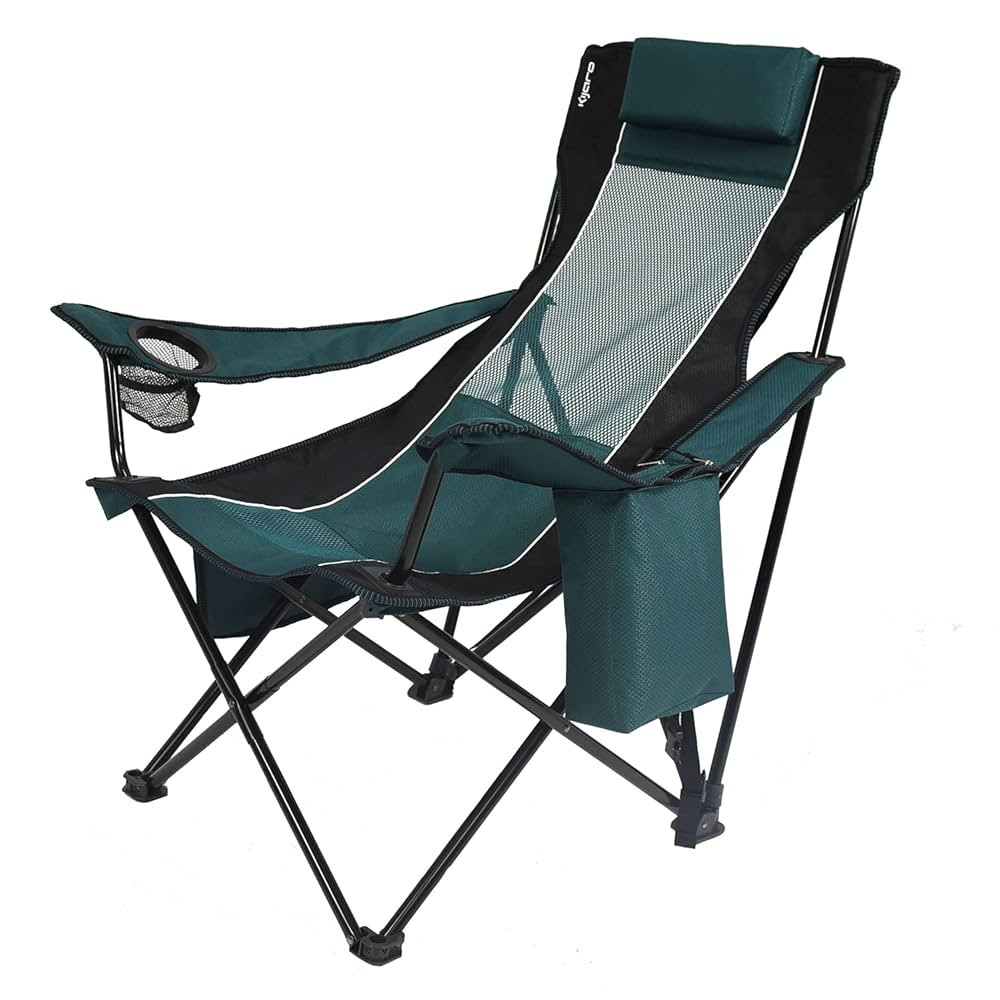 Kijaro Sling Folding Camping Chair - Enjoy The Outdoors in This Outdoor Chair with a Built-in Cup... | Amazon (US)