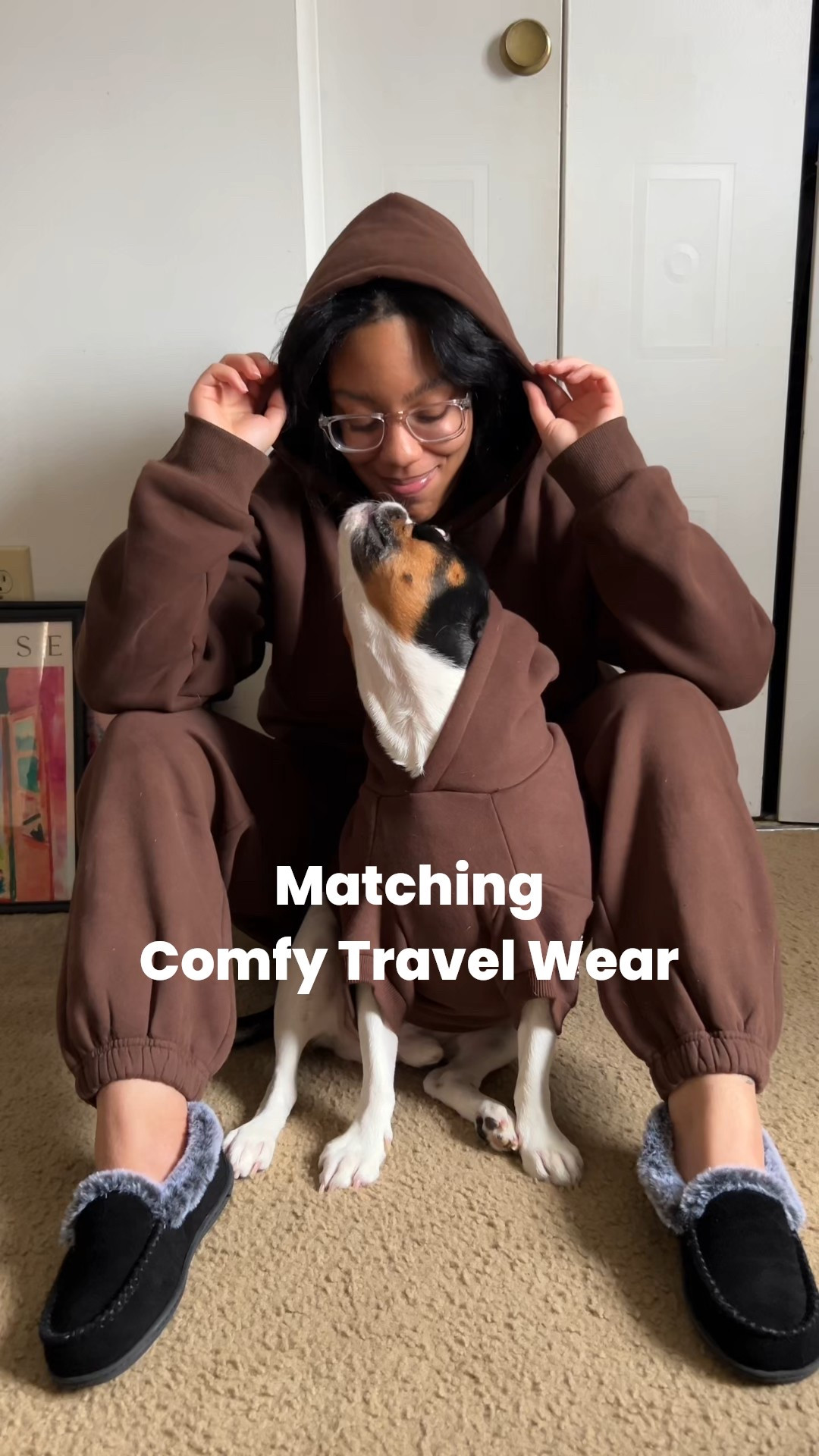 Cozy season just got even cuter! 🤎🐶
Me & Rio are twinning in our chocolate brown hoodie sets from Comfrt, and I’m genuinely obsessed 😍

These are THAT viral TikTok hoodie everyone keeps talking about—super comfy, great quality, and honestly the perfect travel outfit or airport outfit when you’re trying to look cute without trying ✈️✨

Rio literally refuses to take his off (and same 😂)!

Such a thoughtful gift idea for her, dog moms, friends, or cozy-loving besties.

Holiday gifting = unlocked 🎁🤎

#LTKHoliday #LTKGiftGuide #LTKSaleAlert