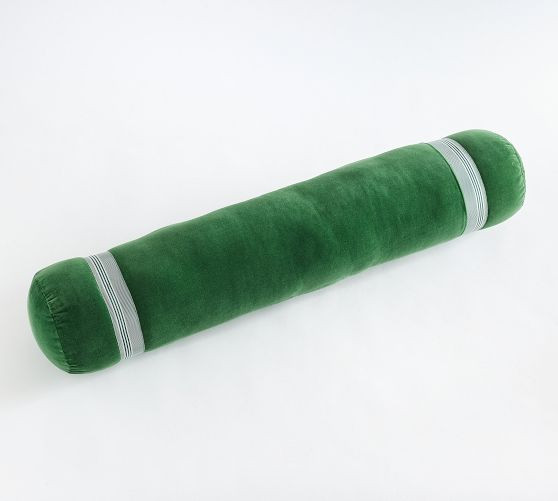 Brandon Maxwell Sullivan Velvet Bolster | Pottery Barn (US)