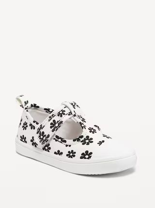 Mary-Jane Canvas Sneakers for Toddler Girls | Old Navy (US)