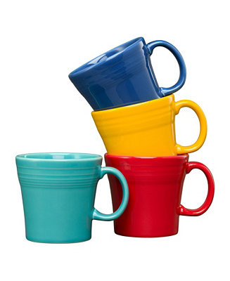 Fiesta Vibrant Tapered Mugs, Set of 4 - Macy's | Macy's