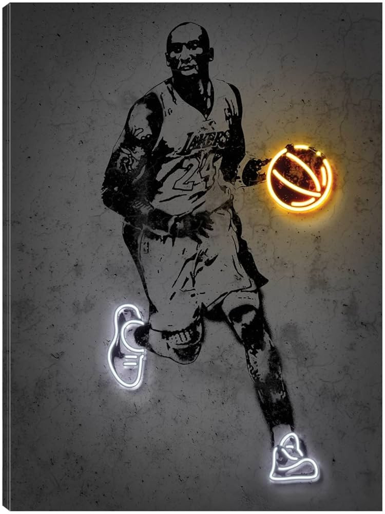 Fine Art Canvas Kobe Canvas Wall Decor by Artist Octavian Mielu for Living Room, Bedroom, Bathroo... | Amazon (US)