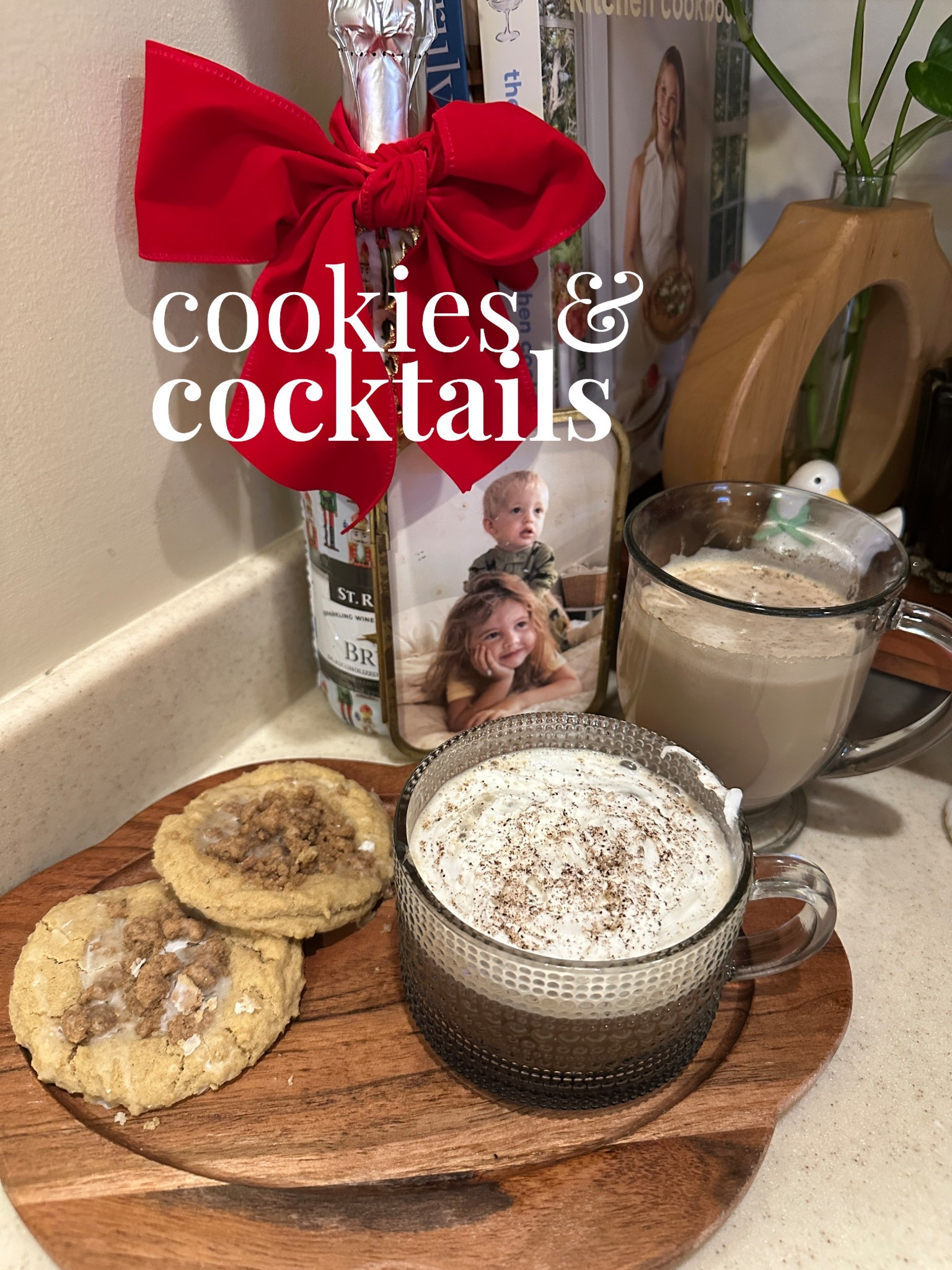 Cookies and cocktails on the couch
Coffee cake cookies with an Irish coffee and vanilla honey latte 
Such a good combo for a warm and cozy night

#LTKHoliday #LTKfoodie #LTKHome
