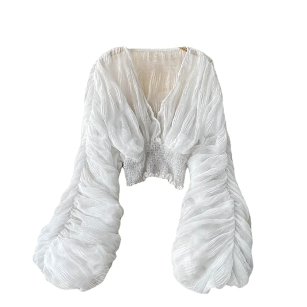 Bell Sleeve Tops for Women Dressy Tops for Evening Wear Lace Blouses for Women | Amazon (US)