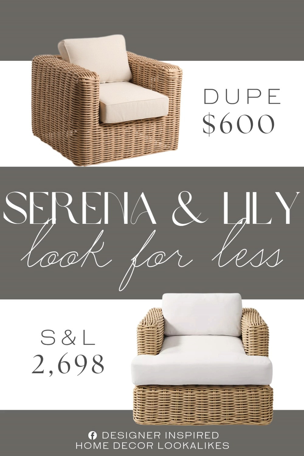 Inspired by Serena & Lily Swivel Chair. Coastal Swivel Chair. Wicker Lounge Chair. Boho Rattan Patio Chair. Woven Patio Armchair. Cane Outdoor Chair. Natural Rattan Swivel Chair. Hamptons Style Outdoor Chair. Swivel Patio Chair. 

Home more affordable option find copy cat similar look for less budget friendly affordable cheap cheaper beautiful pretty. Clearance sale coupon code discount code promo code luxury lookalike look a like Inspo inspiration inspired by idea ideas Love like these? I share multiple every day in my FB group.
#serenaandlilyinspired #swivelchair #wickerchair #rattanchair #outdoorchair #wovenfurniture #furniturefinds #patioinspo 

 #LTKHome