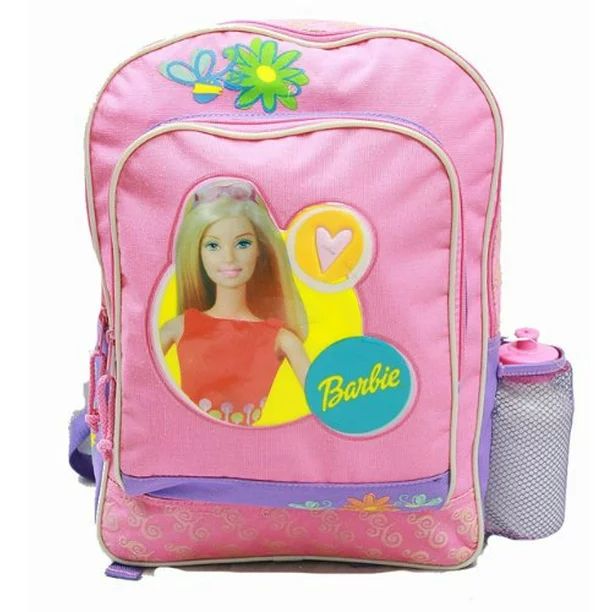 Backpack - Barbie - Purple - w/ Water Bottle (Large School Bag) New 14587 | Walmart (US)