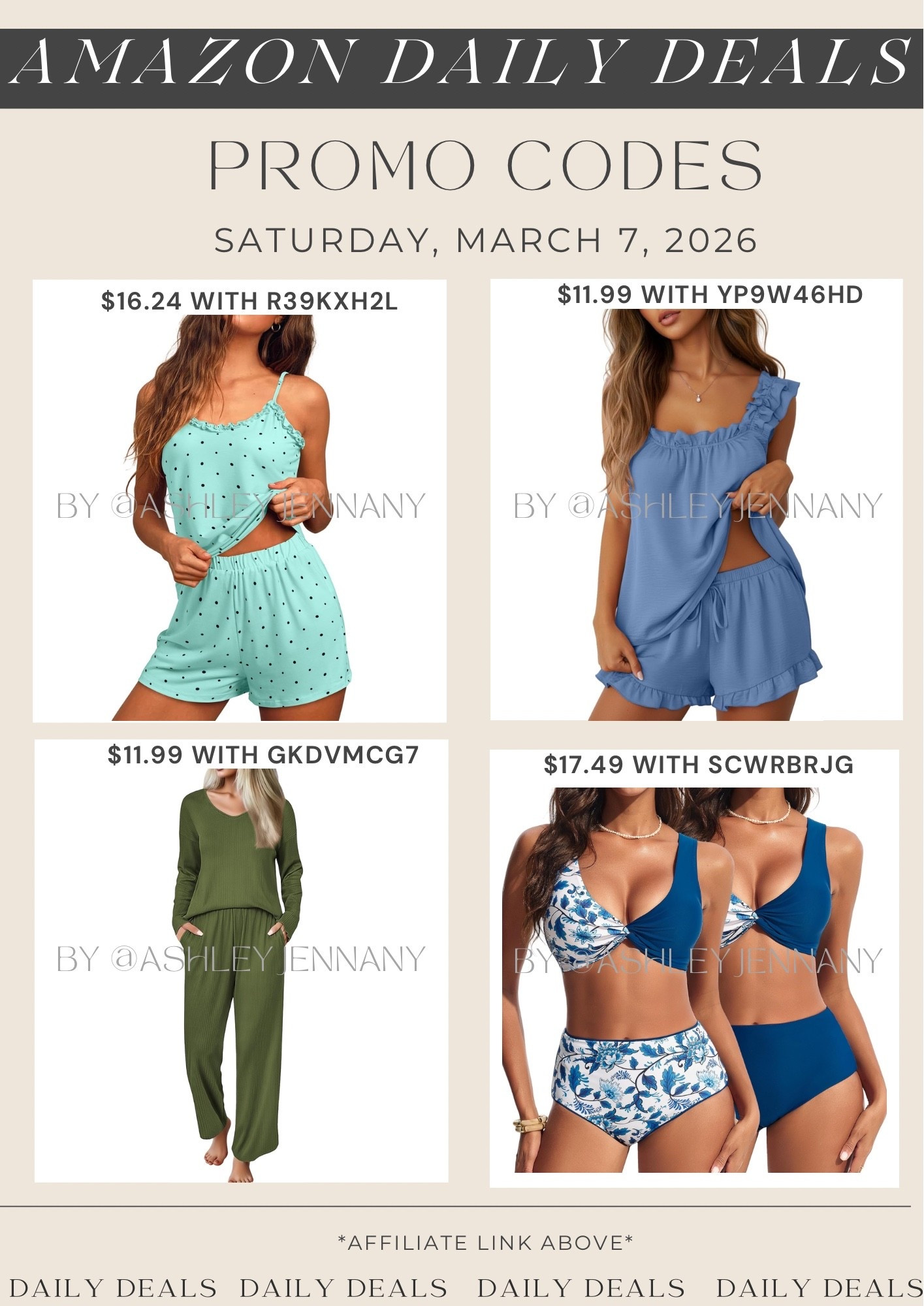 Amazon fashion deals on pajama sets and bikinis

#LTKSaleAlert #LTKMidsize #LTKSeasonal