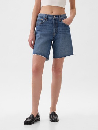 8" Mid Rise '90s Loose Denim Bermuda Shorts | Gap (US)