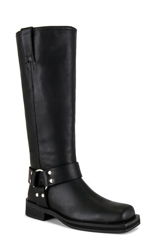 Tony Bianco Biker Boot in Black Wax from Revolve.com | Revolve Clothing (Global)