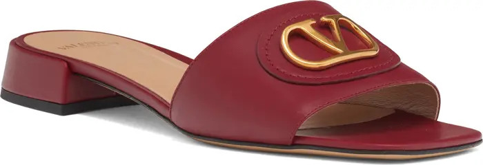 Valentino Garavani VLOGO Signature Slide Sandal (Women) | Nordstrom | Nordstrom