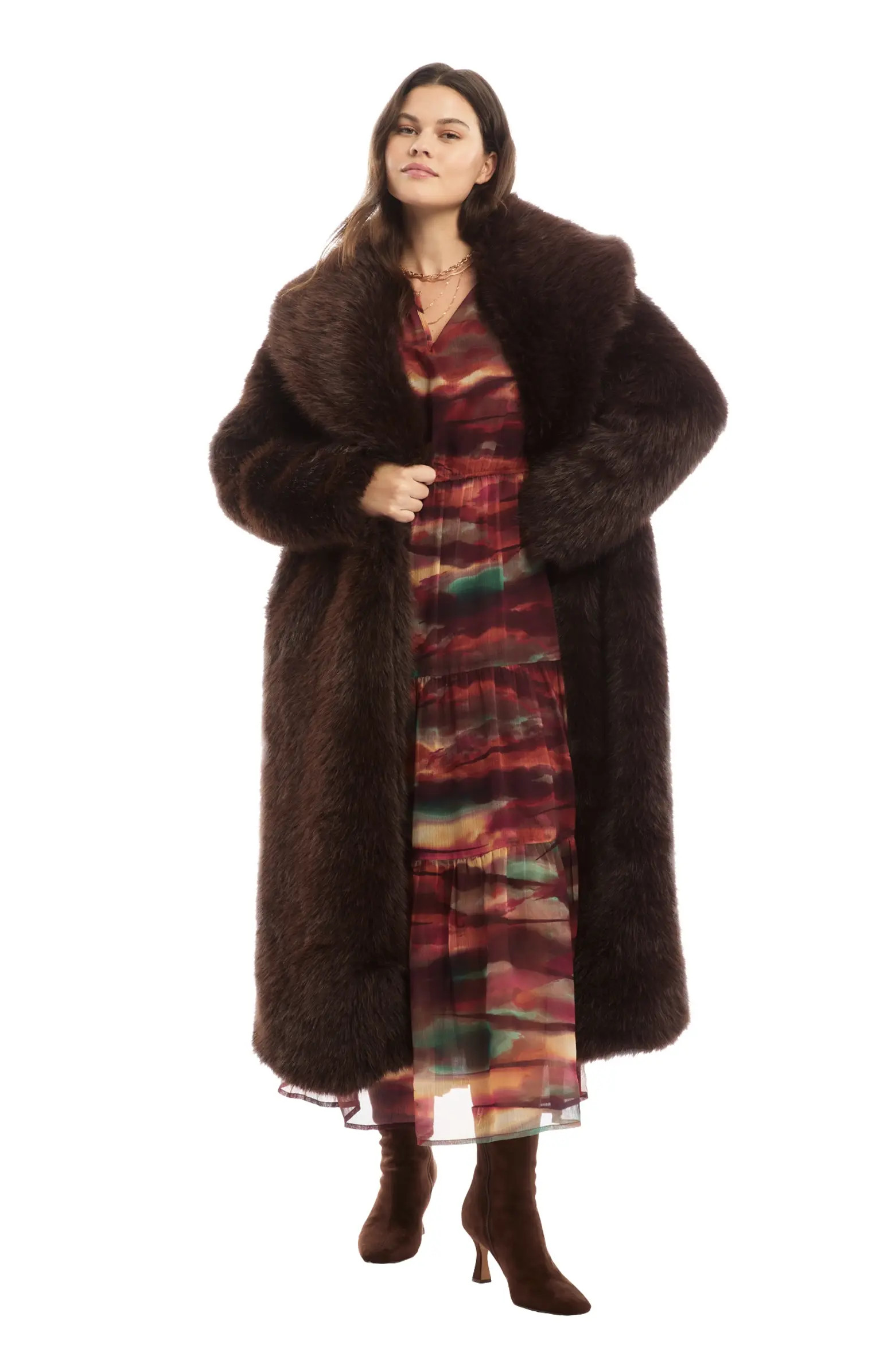 Shaggy Faux Fur Coat | Nordstrom