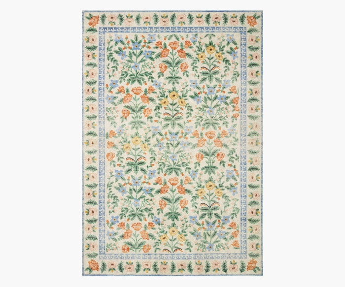 Eden Mughal Garden Printed Rug | Rifle Paper Co.
