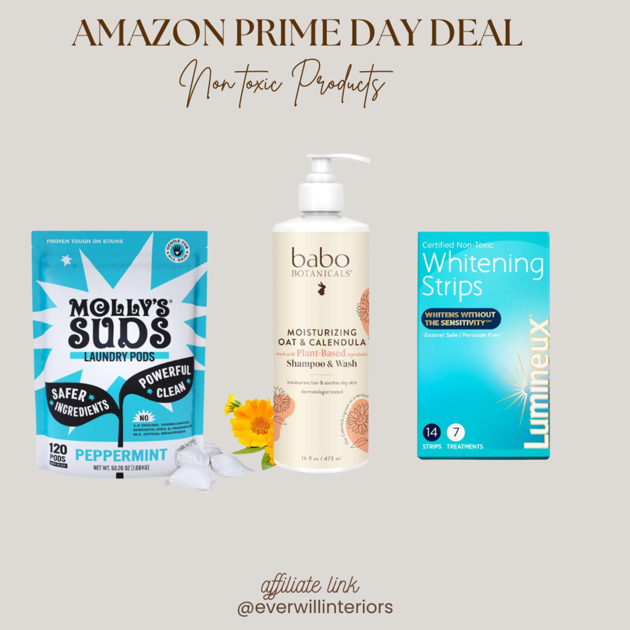 Must have non toxic household items-I use the soap and detergent everyday! The teeth whitener once a week. 

Great staples if you are just getting into clean products. The soap smells amazing!


#amazonprimedayfinds #primeday #kitchentowels #bathtowels #homedecorprimeday #amazonprimebigdeals #amazonprime #amazonprimeday
#amazoncleanbeauty #cleanteethwhitener #luminexonsale #mollyssuds #cleanlaundrydetergent #babosoap #cleansoap #nontoxic #nontoxicbabysoap


#LTKSaleAlert #LTKxPrimeDay #LTKFamily