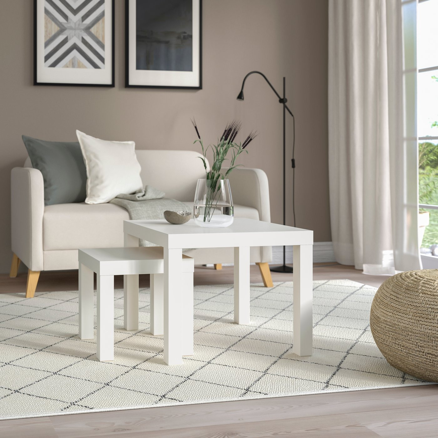 IKEA LACK side table, white, 21 5/8x21 5/8 | IKEA US