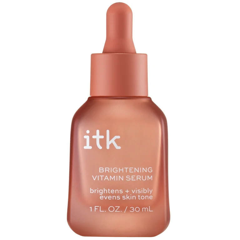 ITK Skincare Brightening Vitamin C Serum with Niacinamide for All Skin Types, 1 oz | Walmart (US)