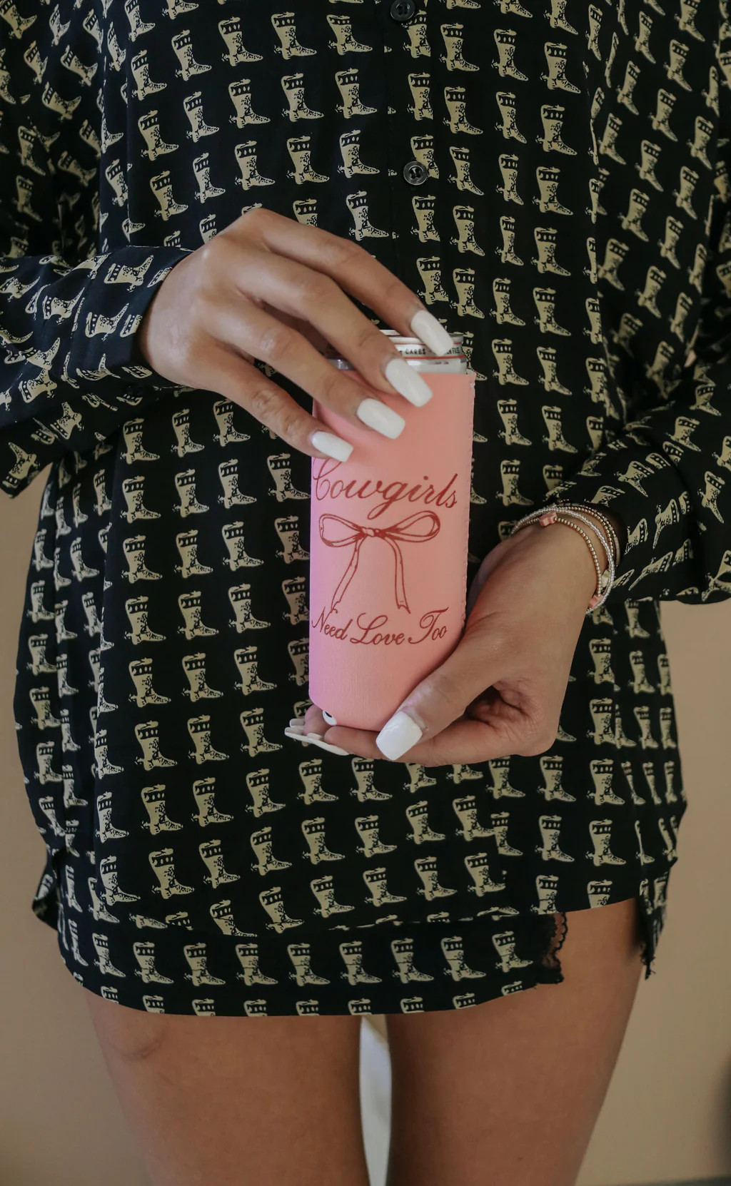 charlie southern: cowgirls need love too drink sleeve | RIFFRAFF