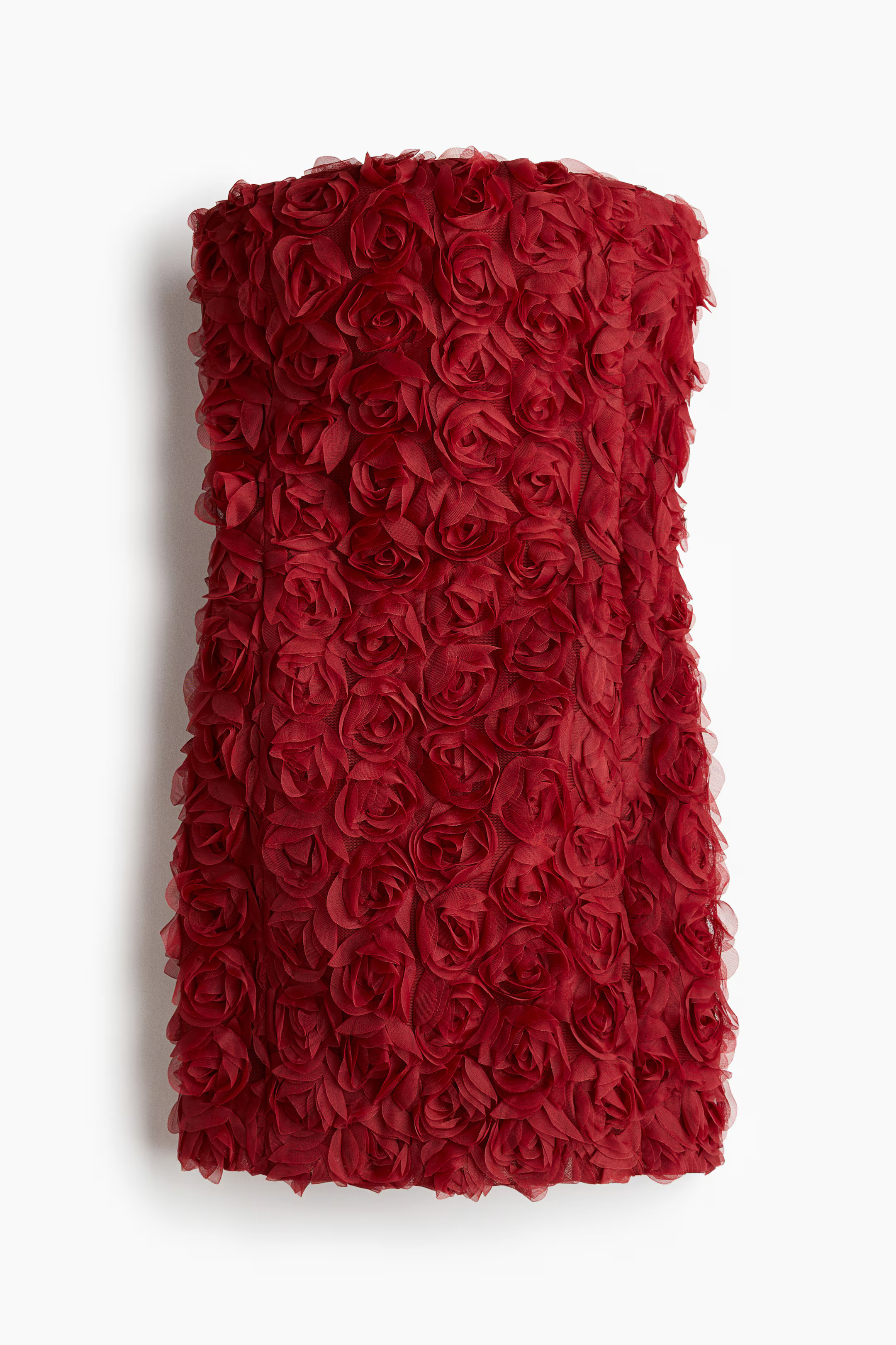 Appliquéd bandeau mini dress | H&M (UK, MY, IN, SG, PH, TW, HK)