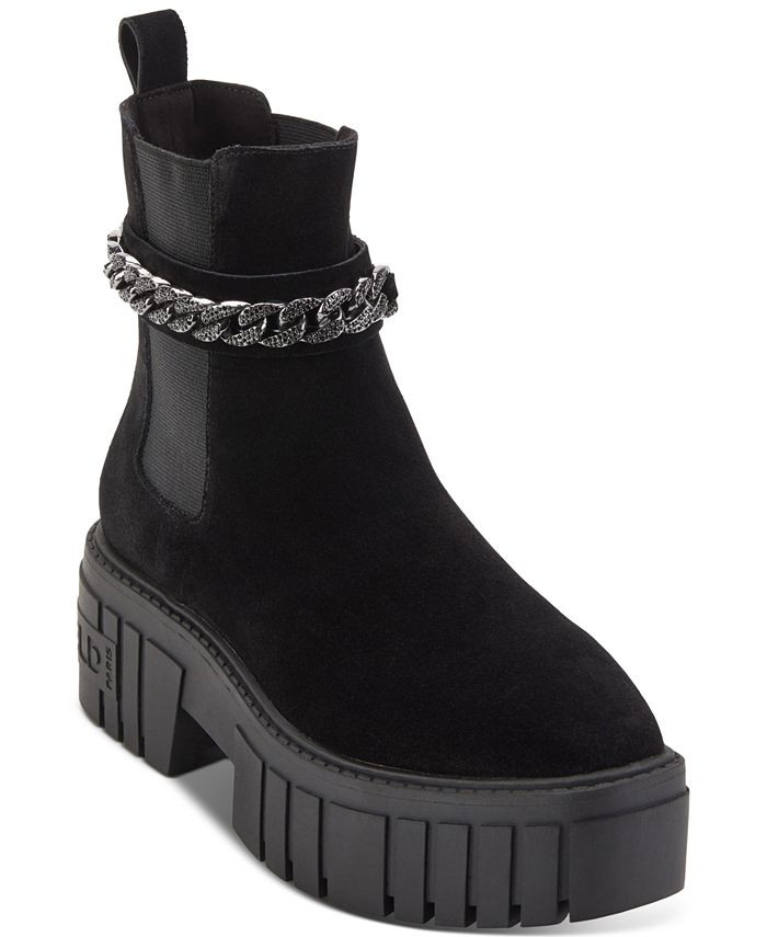 Karl Lagerfeld Paris Women's Reign Lug Sole Booties & Reviews - Booties - Shoes - Macy's | Macys (US)