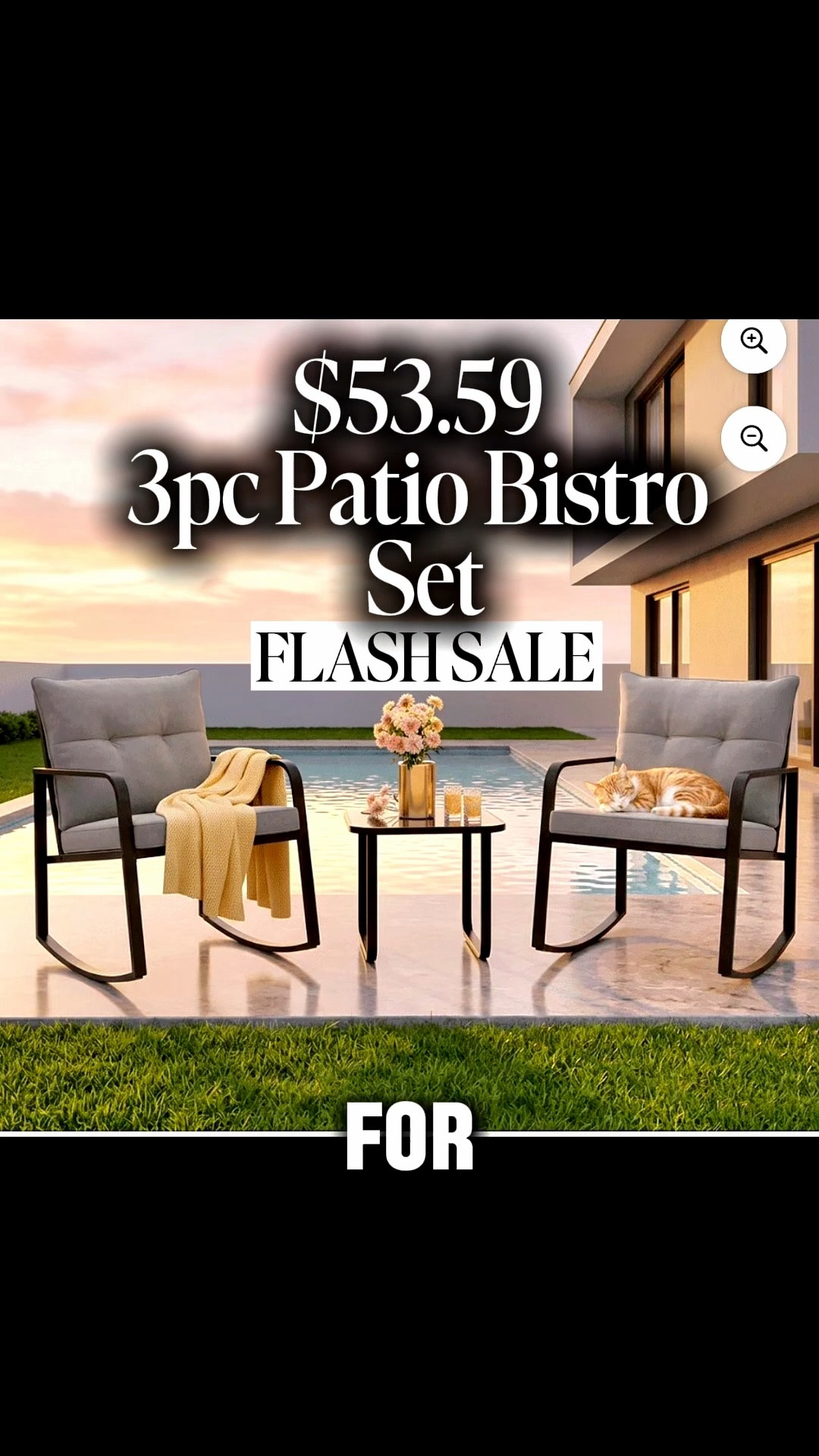 Spent so much time taking care of everyone else, I forgot about my porch 😩✨
This flash deal was the easiest add to cart ever 🤍 The rocking chairs sealed the deal for me. Comment “shop” for links💁🏽‍♀️

#LTKmomlife #LTKHome #LTKSaleAlert
