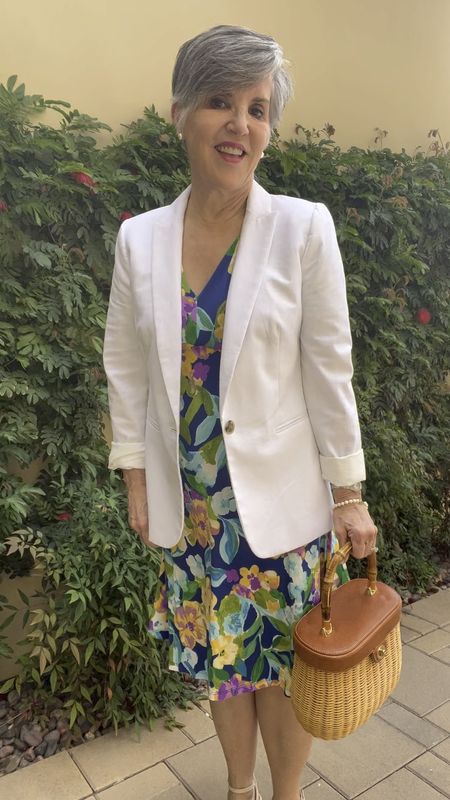 Great Special Occasion look.  Maggie London dresses (mine is sold out, but I listed three others by her), sexy, comfy Ann Taylor straps sandals, J crew factory linen blazer (6), j McLaughlin bag

#LTKunder50 #LTKSeasonal #LTKunder100