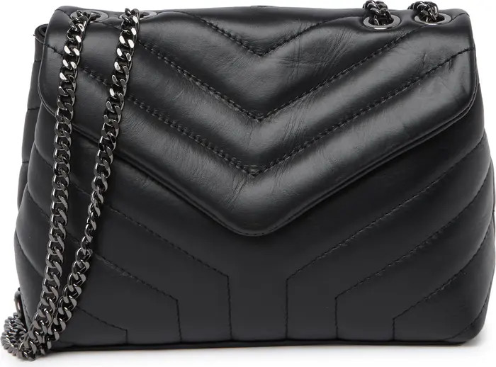MAISON HERITAGE Sac Bandouliere Chevron Quilted Shoulder Bag | Nordstromrack | Nordstrom Rack