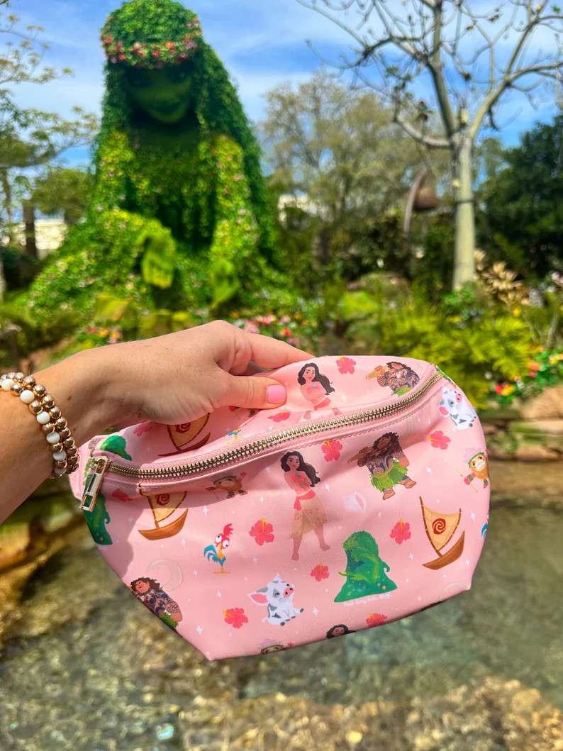 Disney Princess Fanny Packs- Cinderella Fanny Pack Belle Fanny Pack- Moana Fanny Pack- Rapunzel F... | Etsy (US)