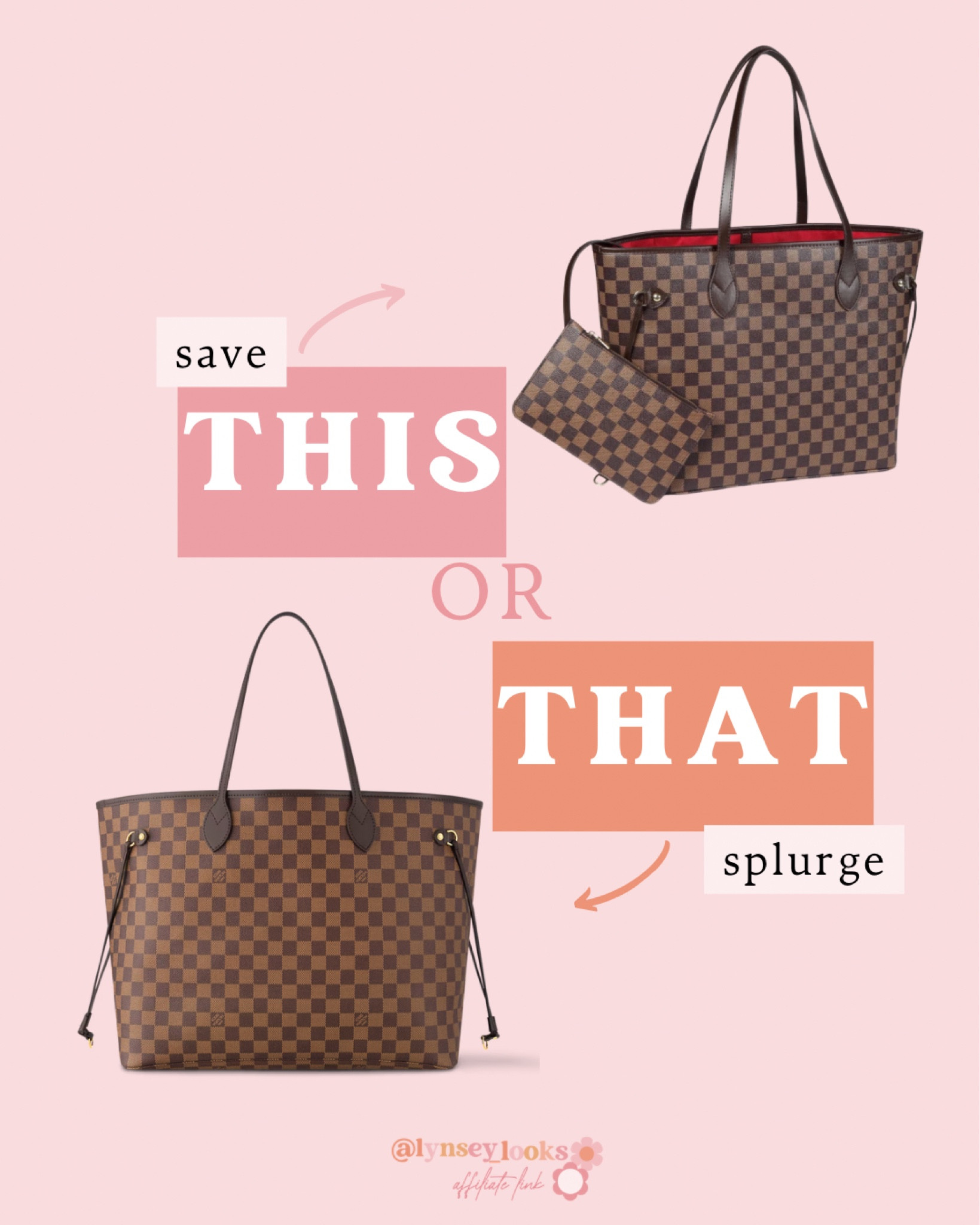 Save or Splurge 💸  Designer Inspired Looks For Less! 👏🏼 

 Designer Inspired | Designer Inspired Looks | Look For Less | Designer Inspired Purses | Designer Inspired Products | Dupe Alert | Dupes | Designer Dupe | 

#LTKFindsUnder50 #LTKStyleTip #LTKItBag