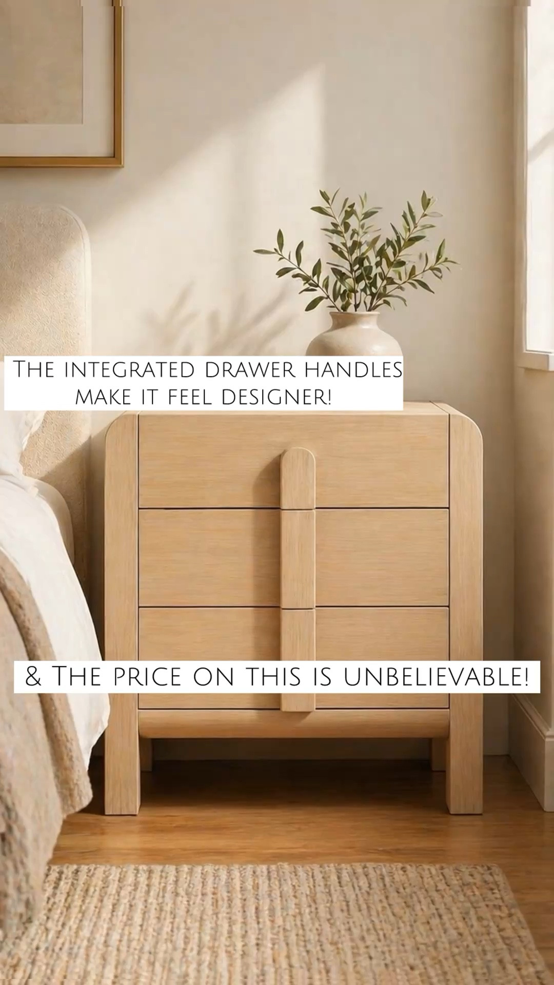 The integrated handles make it feel designer, but the price is unbelievable! 

#LTKHome #LTKSaleAlert