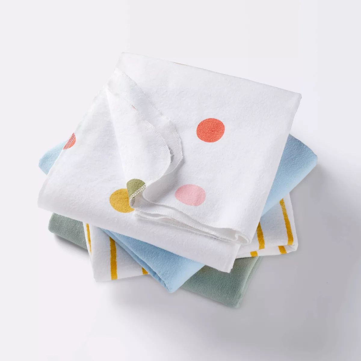 Flannel Baby Blanket - Multi Dot - Cloud Island™ | Target