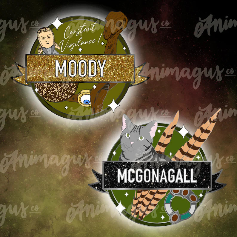 Magical Medallions: Professors Enamel Pins | Etsy (US)