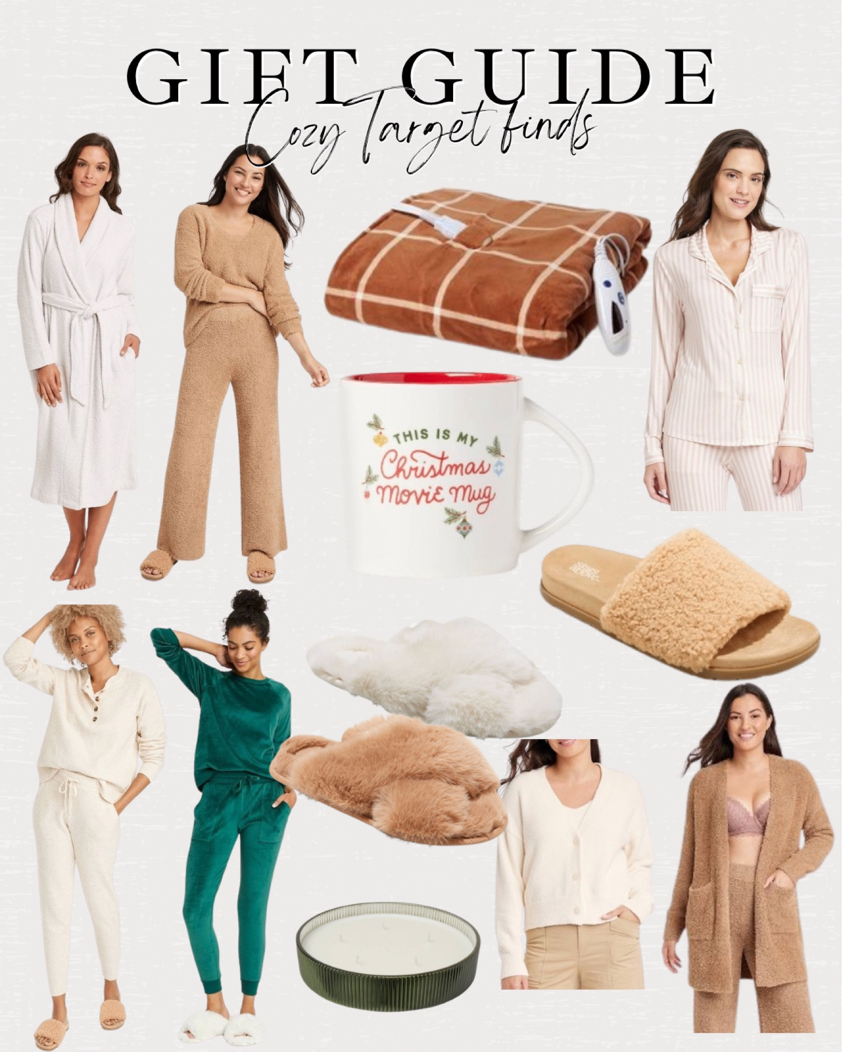 Target gifts / Target gift guide, target cozy finds, target loungewear, lounge, target pajamas, target slippers, heated blanket 

#LTKHoliday #LTKGiftGuide #LTKSeasonal