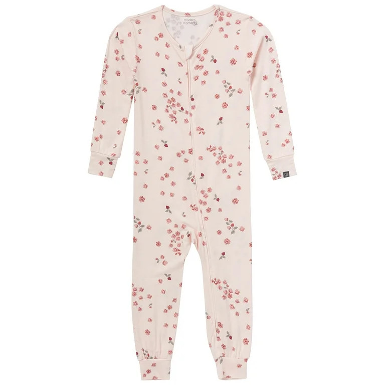 Modern Moments By Gerber Baby and Toddler Neutral Super Soft One-Piece Pajama, Sizes 0/3M - 5T | Walmart (US)