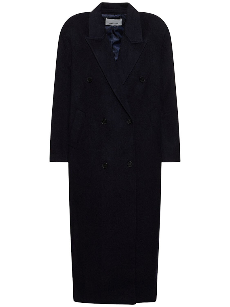 Langer wollmantel „gaia“ - The Frankie Shop - Damen | Luisaviaroma | Luisaviaroma