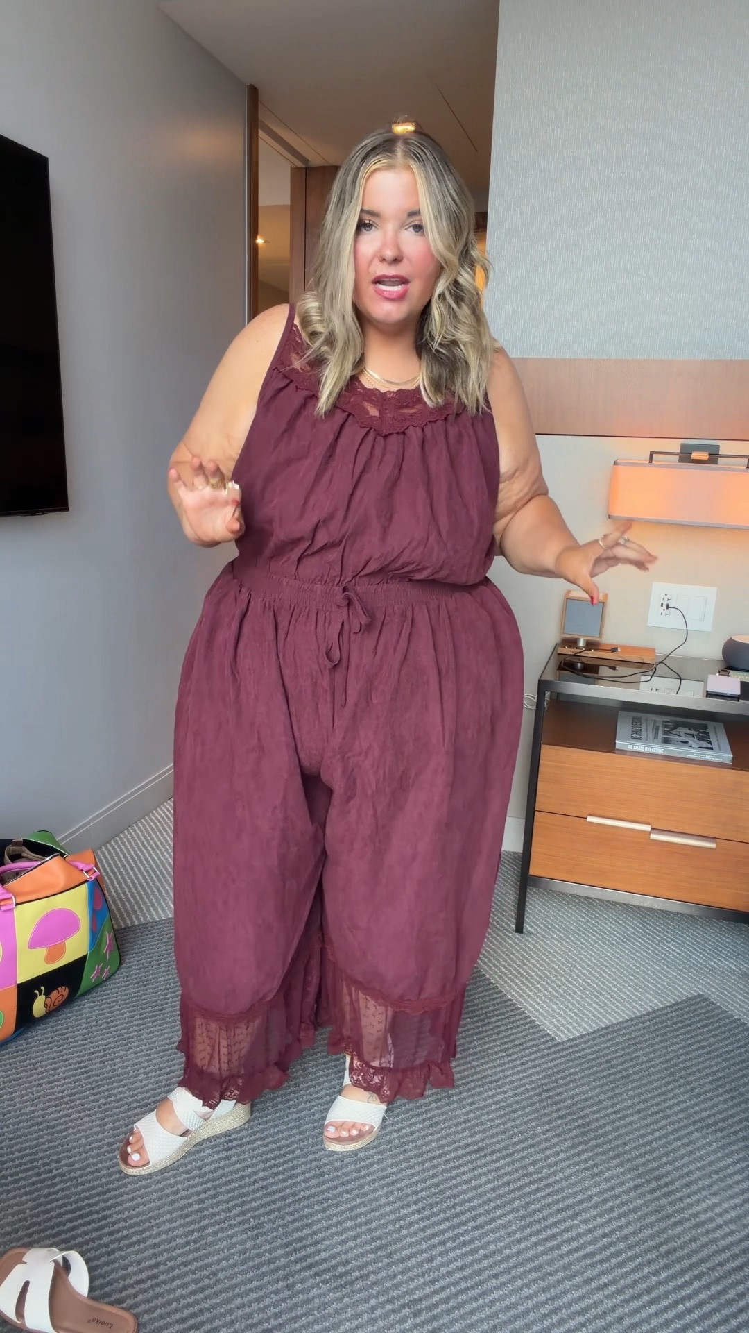 Plus size lace romper that doesn’t clingggg!

#LTKPlusSize