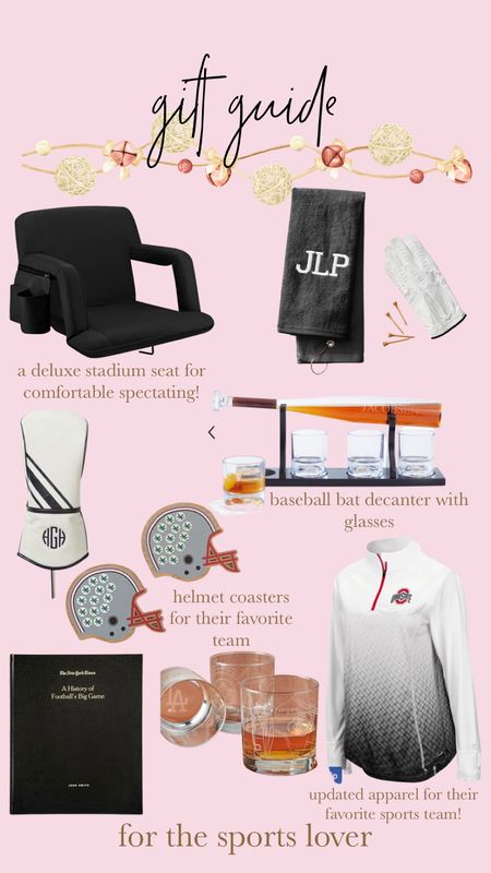 Gift guide for the sports lover! 

#LTKHoliday #LTKmens #LTKSeasonal