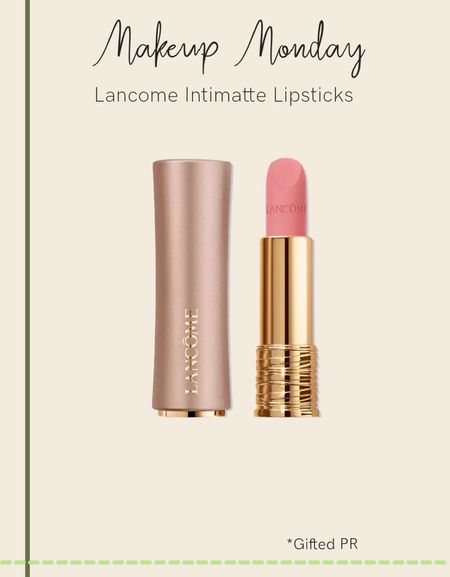 Lancome intimatte lipsticks 
Makeup monday 

#LTKfindsunder50 #LTKbeauty #LTKSeasonal